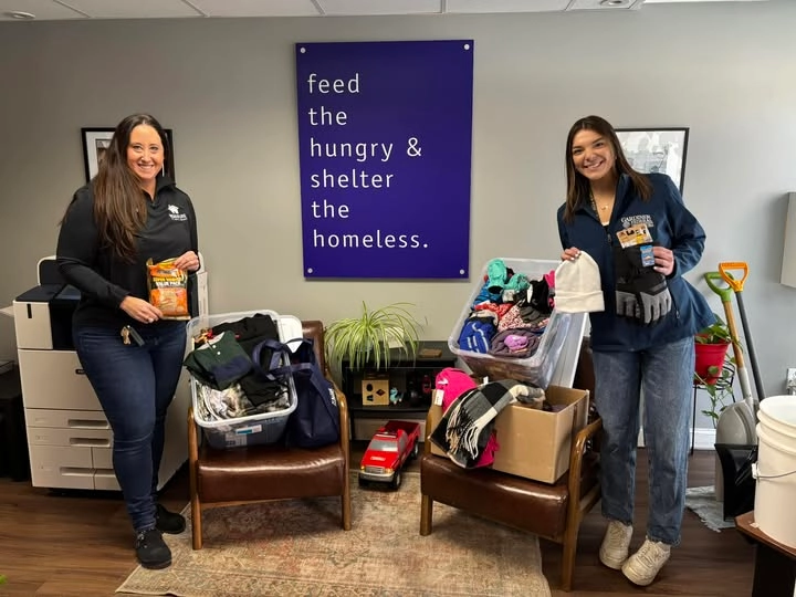 Gardiner Federal Credit Union Donation Family shelter
